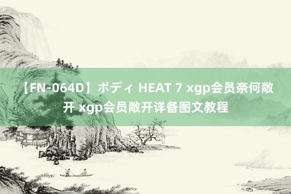 【FN-064D】ボディ HEAT 7 xgp会员奈何敞开 xgp会员敞开详备图文教程